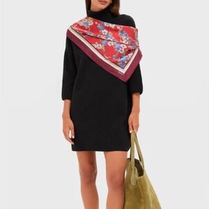 Tuckernuck Black Noir Pomander Place Turtleneck Dress